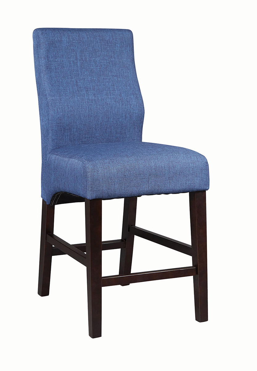 Coaster Dorsett Counter Height Chair - Dark Blue