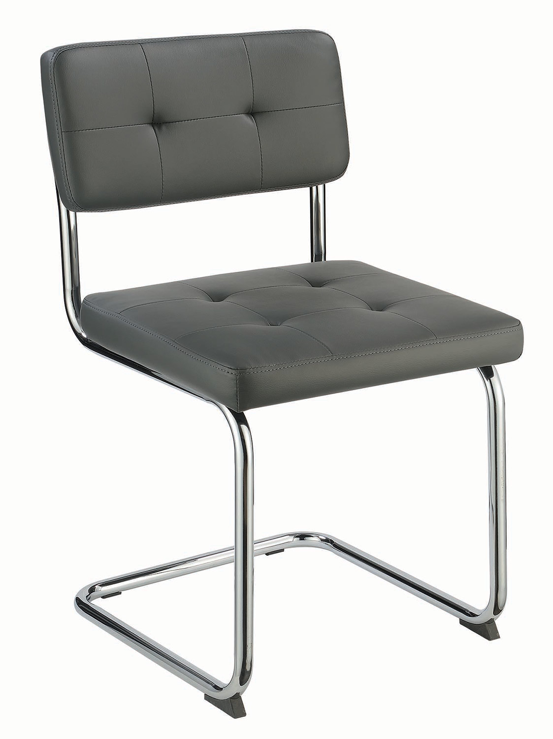Coaster Walsh Dining Side Chair - Grey Leatherette