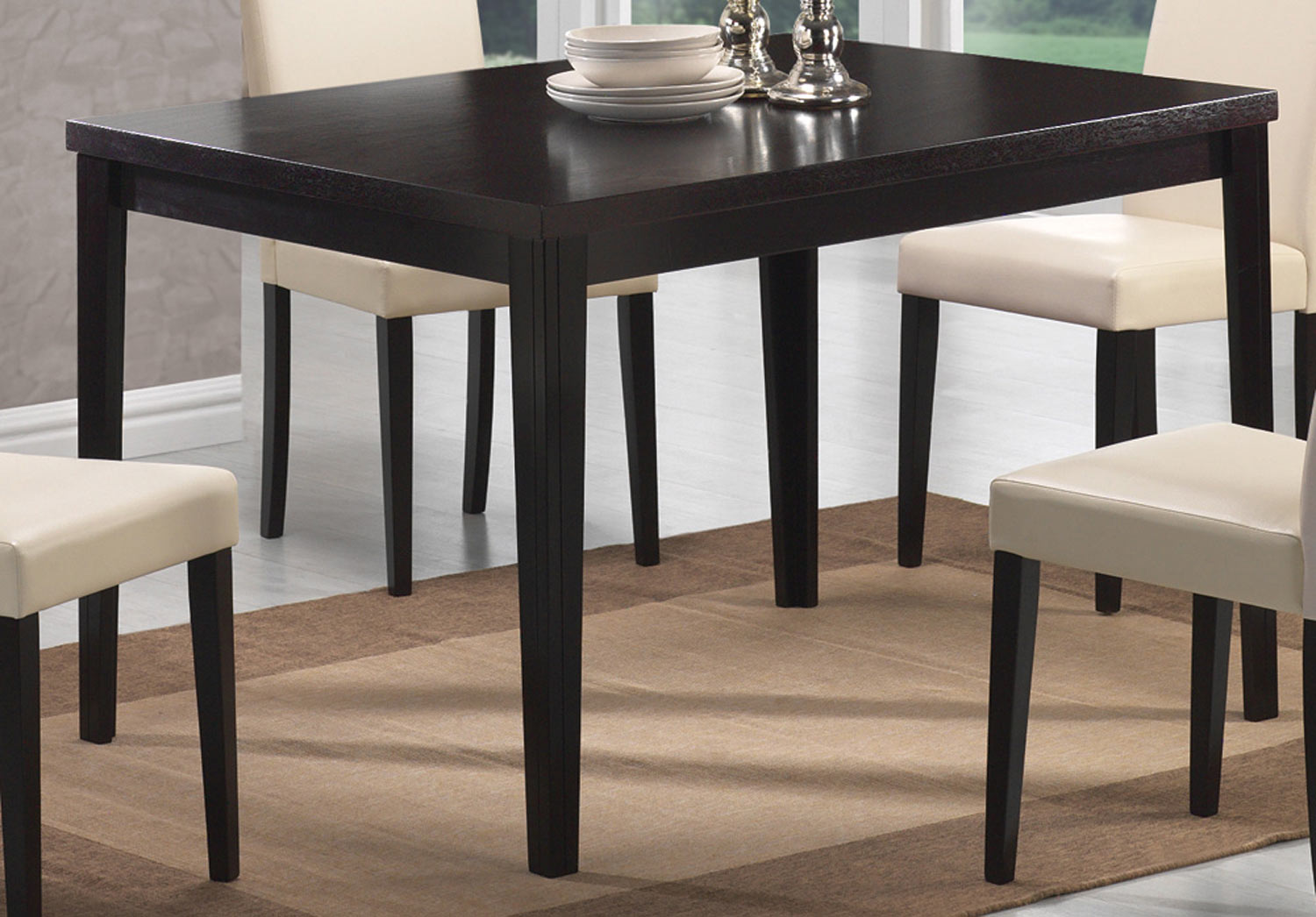 Coaster Pompeo Dining Table - Cappuccino
