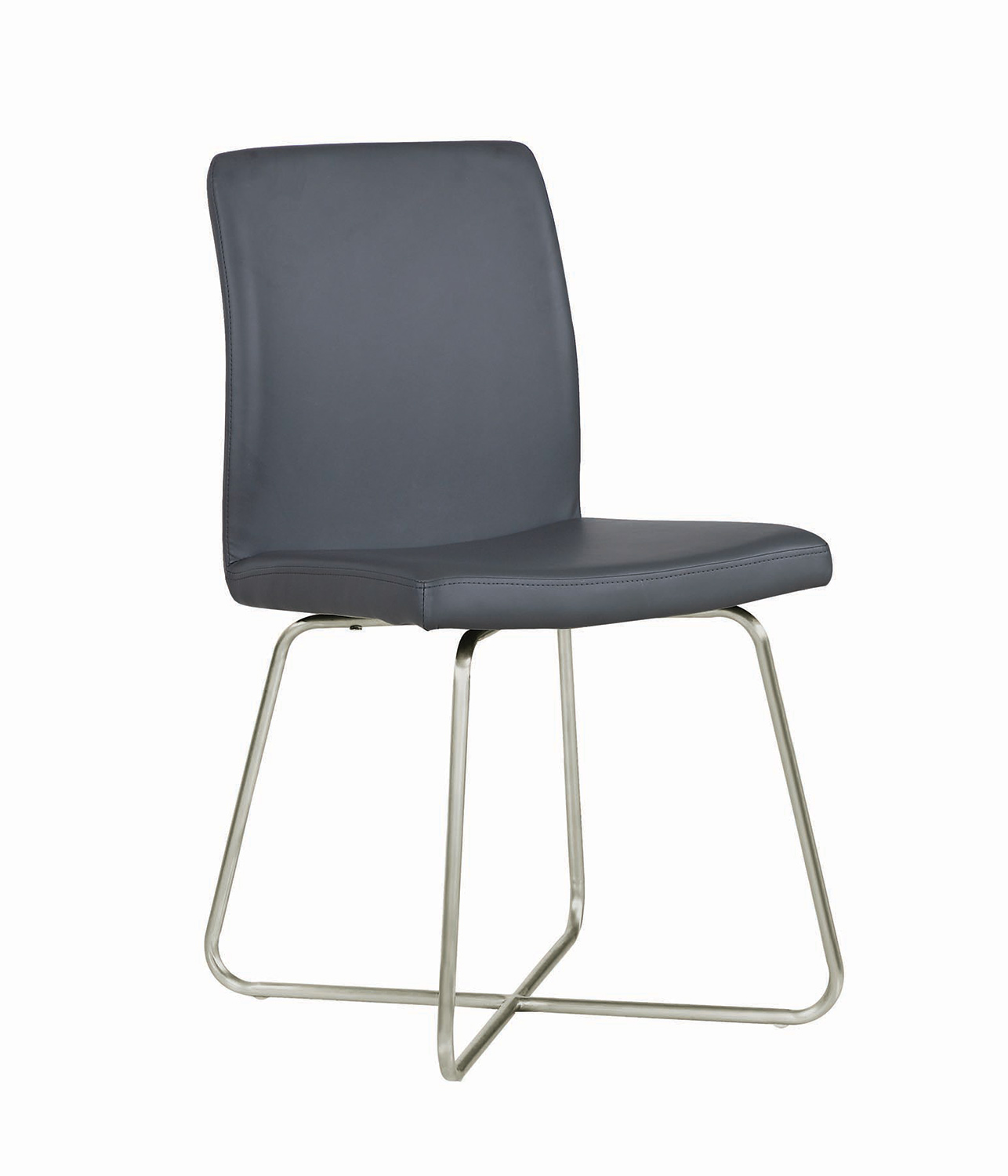 Coaster Michonne Dining Side Chair - Grey Leatherette
