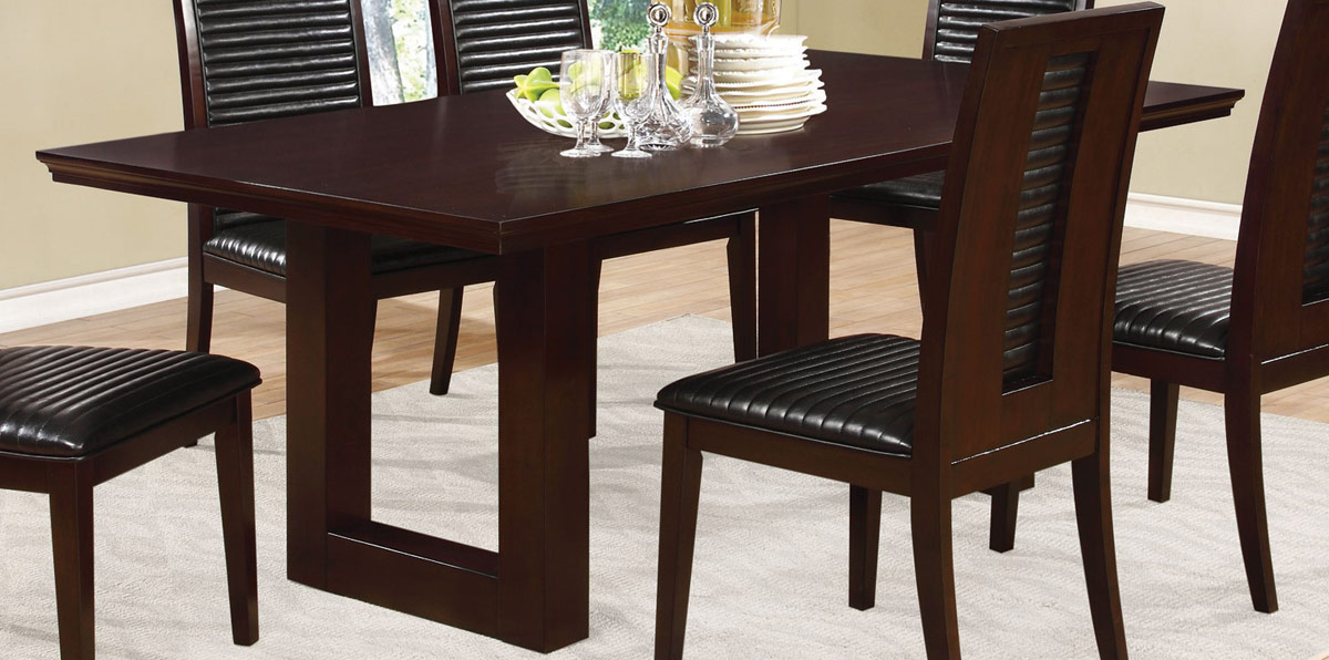 Coaster Chester Dining Table - Bitter Chocolate