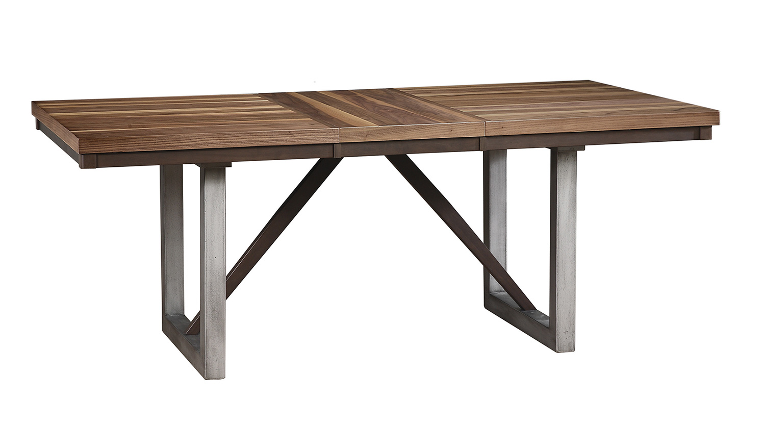 Coaster Spring Creek Rectangular Dining Table with Leaf - Natural Walnut