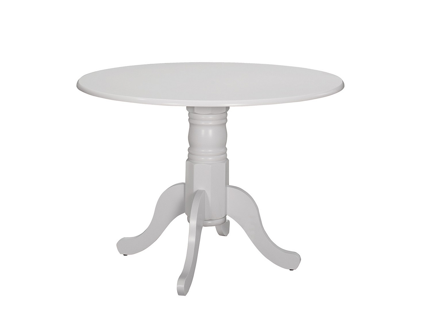 Coaster Allston Round Dining Table - White