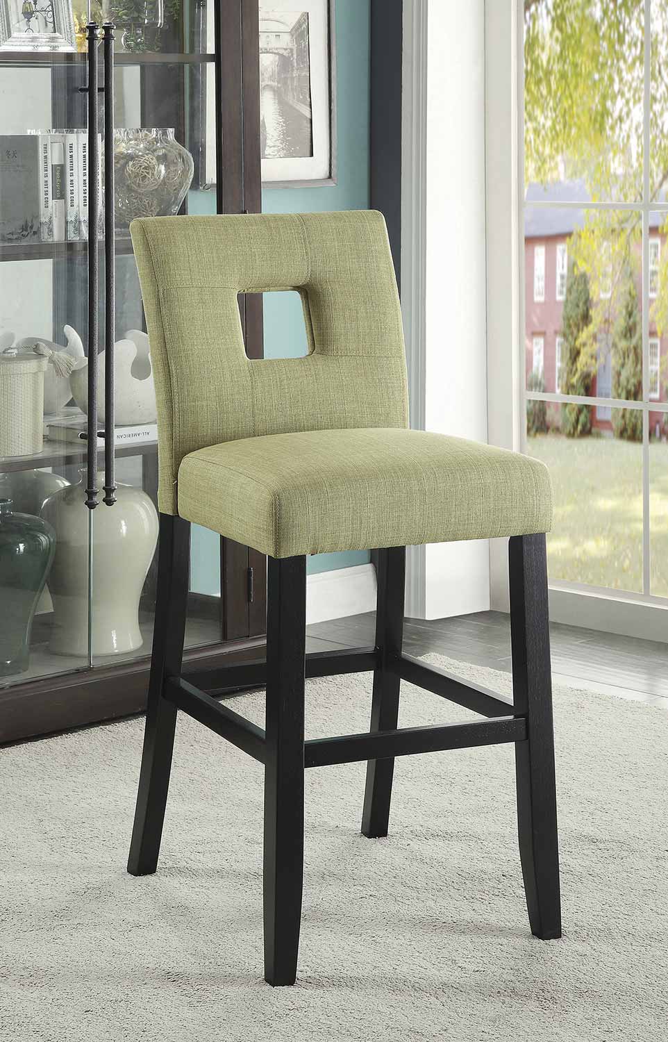 Coaster Andenne Counter Height Chair - Green/Black