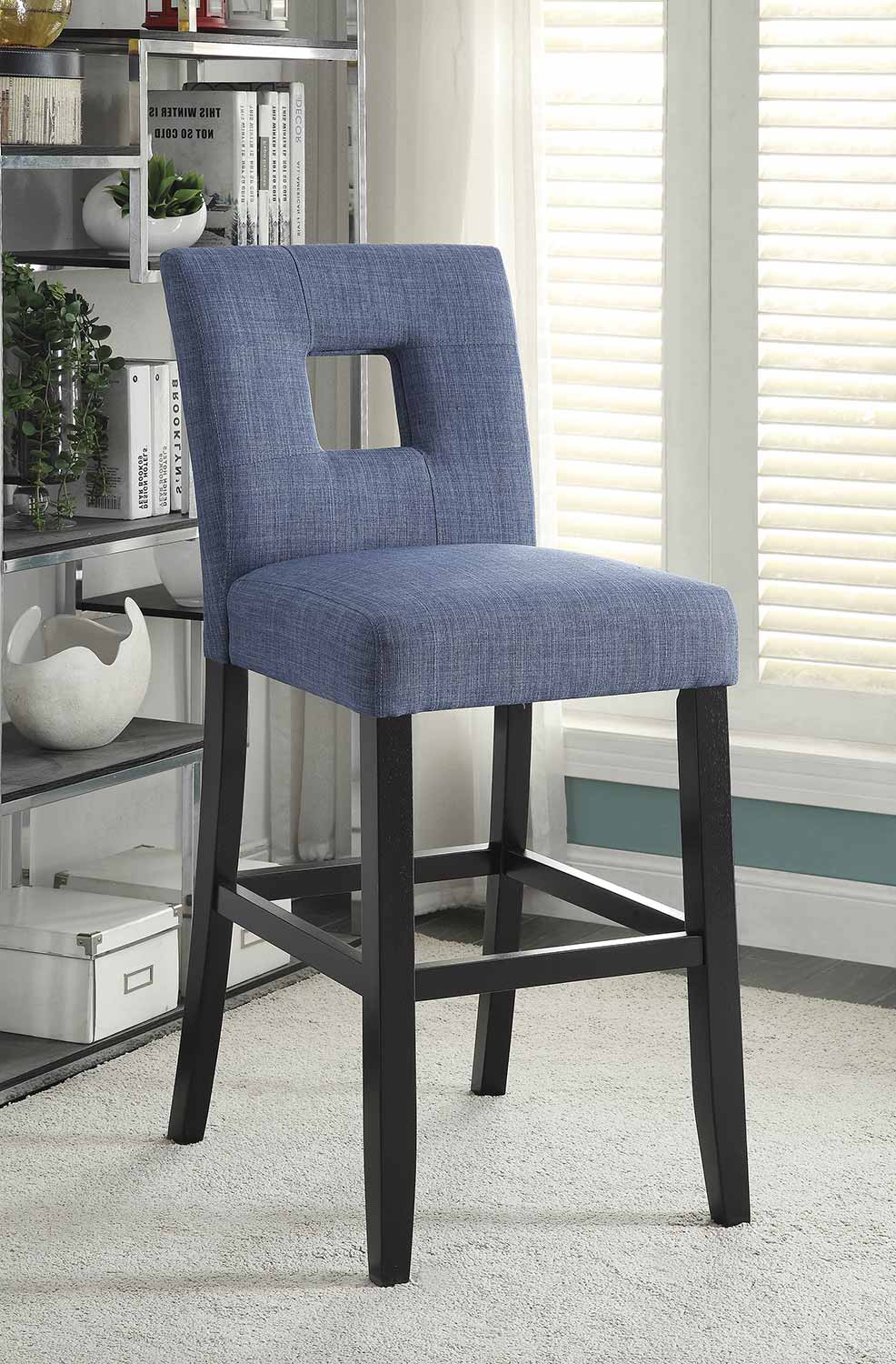 Coaster Andenne Counter Height Chair - Blue/Black