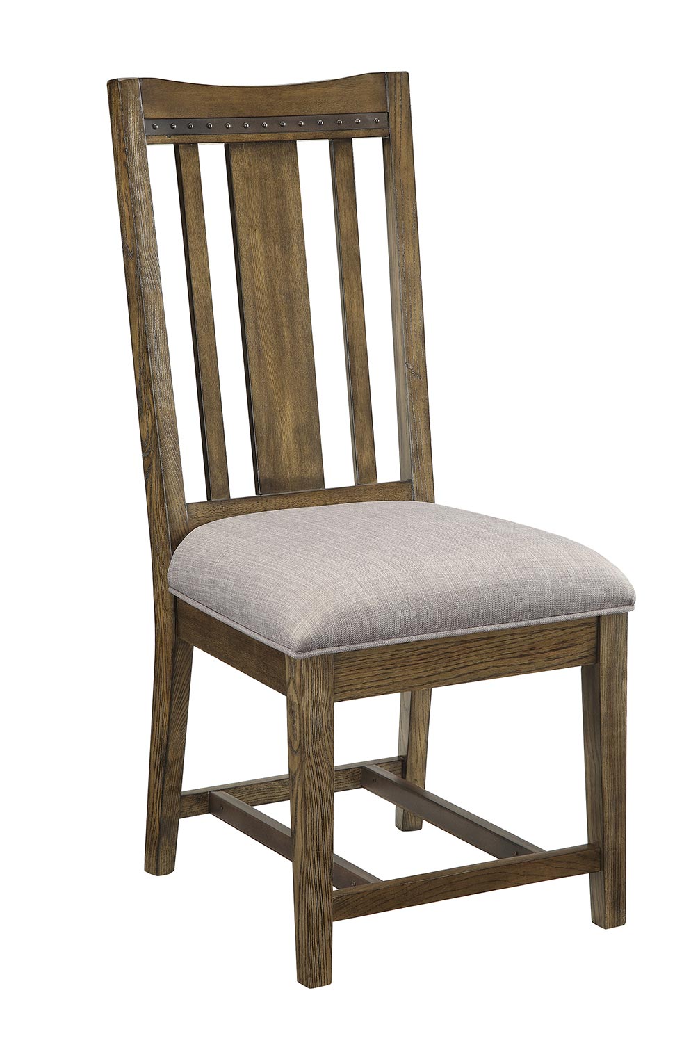 Coaster Willowbrook Dining Side Chair - Rustic Ash/Gunmetal