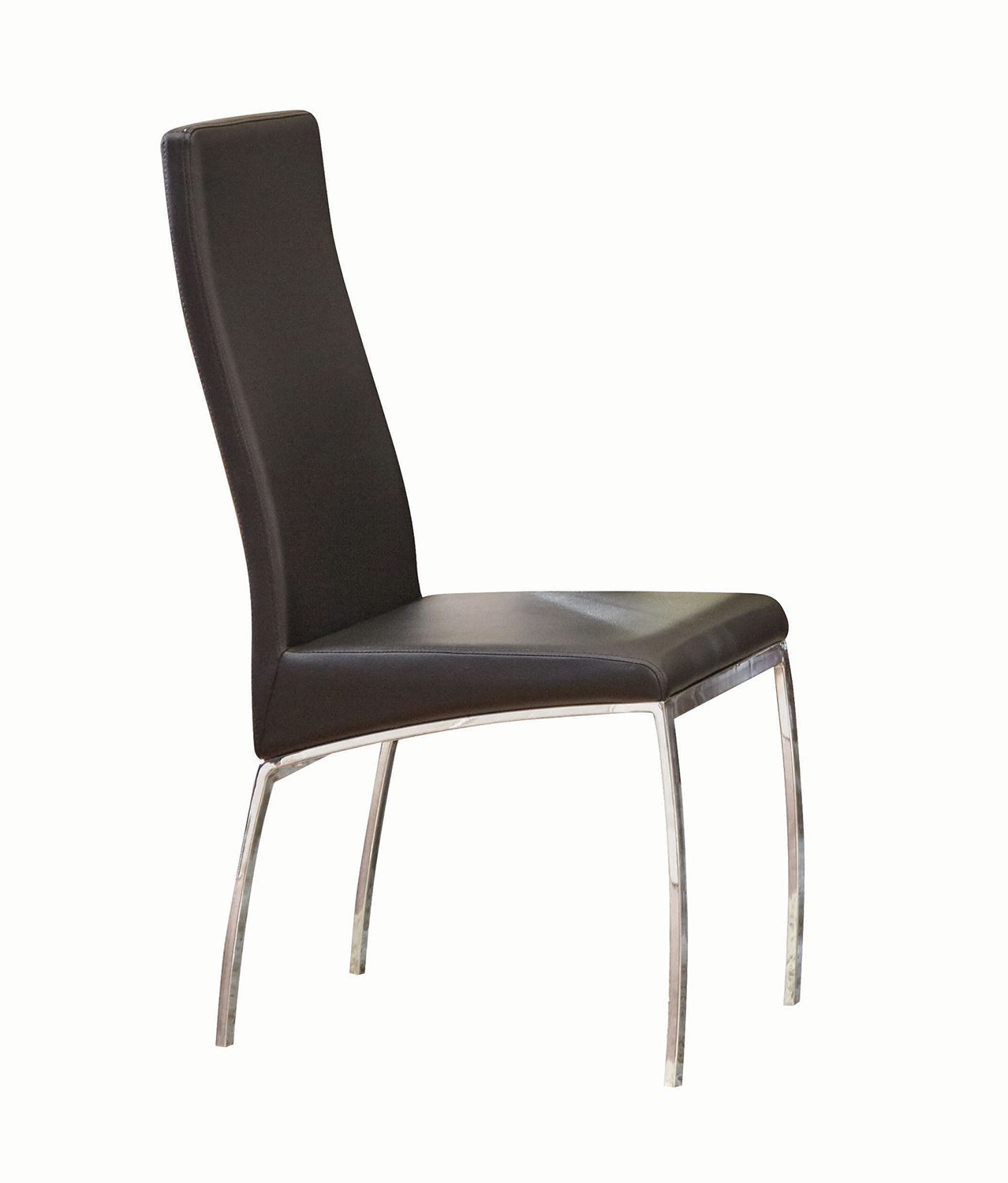 Coaster Bellini Side Chair - Stainless Steel/Black