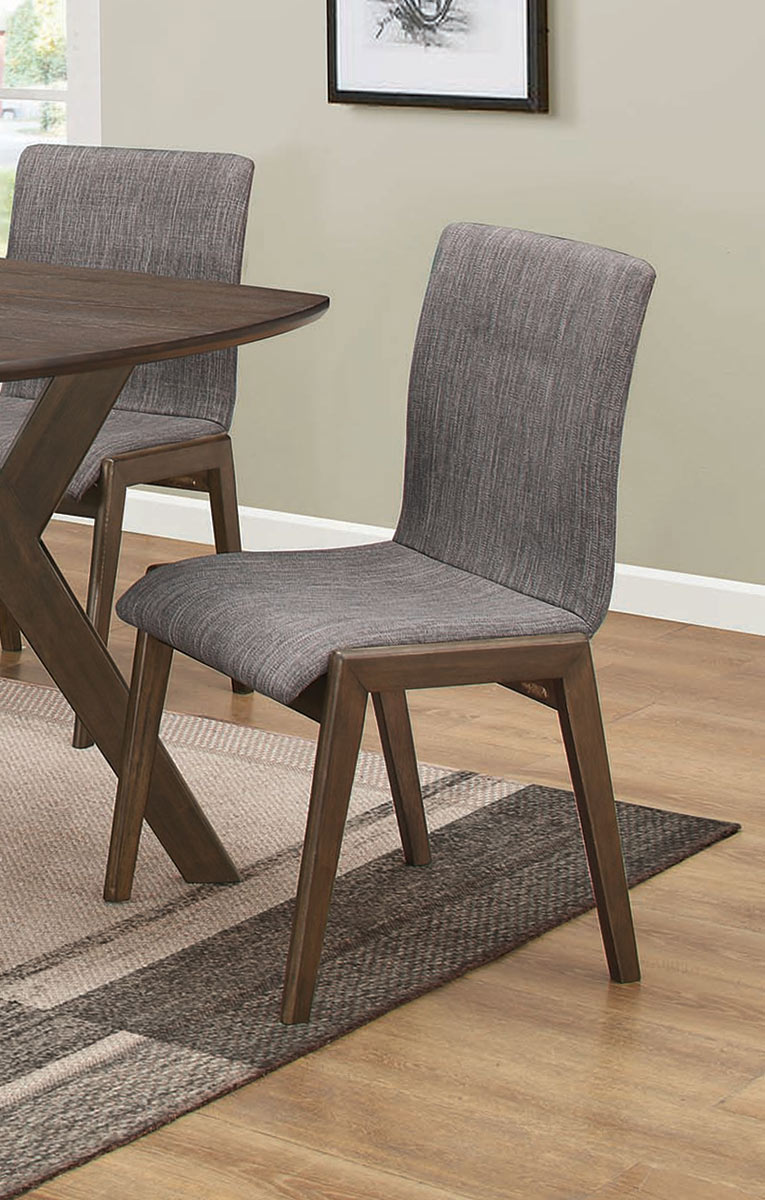 Coaster McBride Dining Side Chair - Grey Fabric