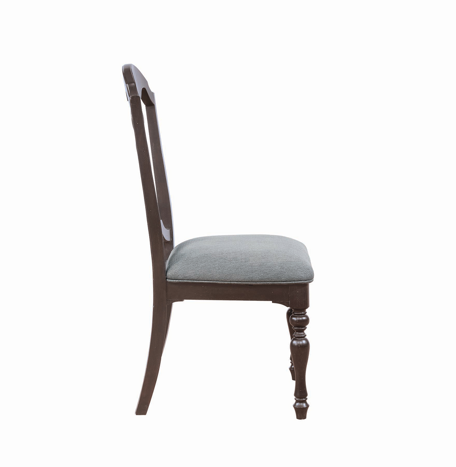 Coaster Leon Dining Side Chair - Black Licorice/Grey