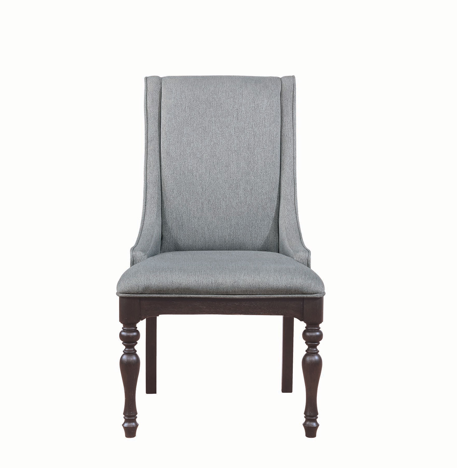 Coaster Leon Dining Side Chair - Black Licorice/Grey