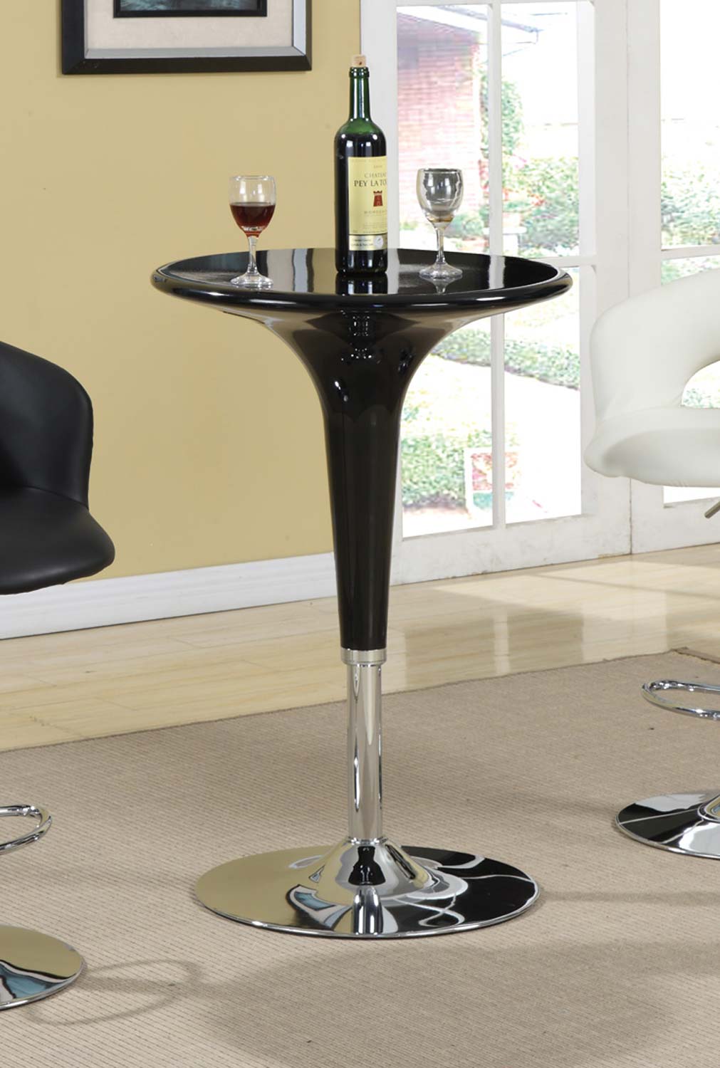Coaster Mix & Match Adjustable Bar Table - Black