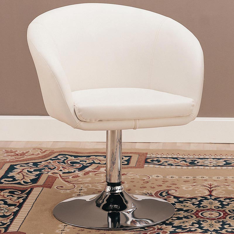 Coaster CO-120350-4 Upholstered Dining Arm Chair - White