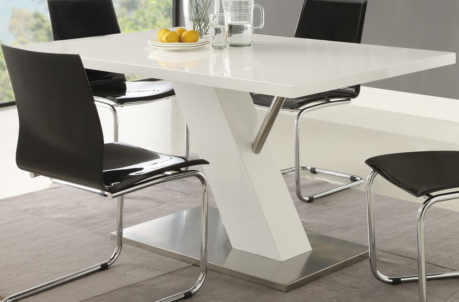 Coaster Mix & Match Dining Table - White