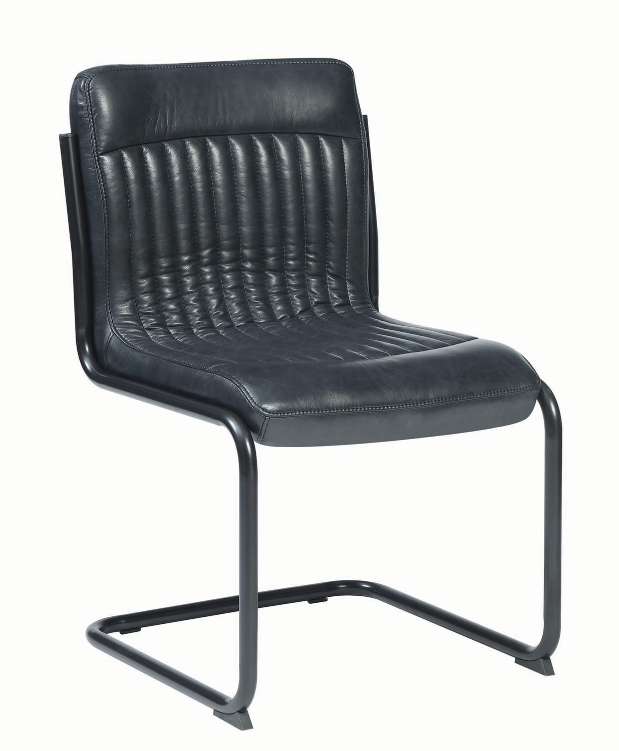 Coaster Chambler Dining Side Chair - Dark Grey Leatherette
