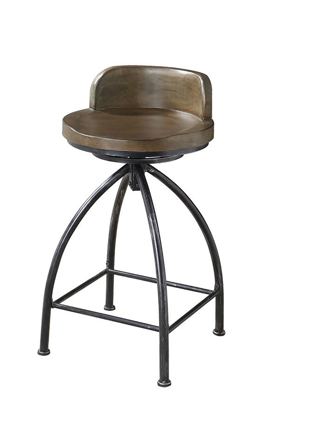 Coaster 182047 Swivel Bar Stool Cognac/Black 182047 at