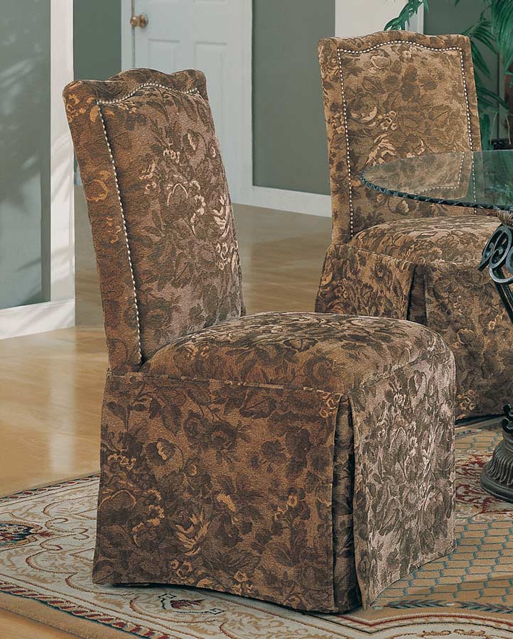 Coaster Slauson Upholstered Parson Chair - Fabric C