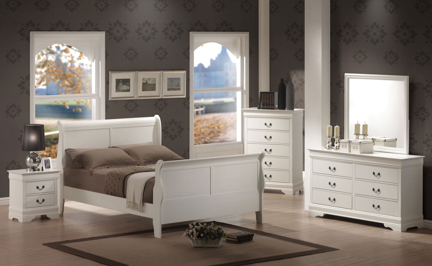 Coaster Louis Philippe Bedroom Set - White