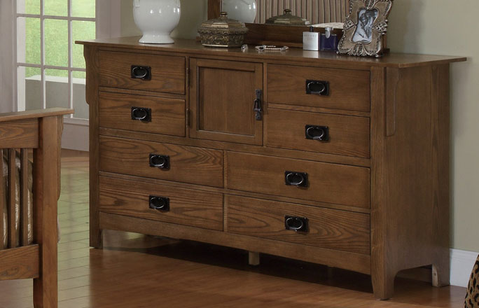 Coaster Georgia Dresser - Medium Oak Coaster Georgia Dresser - Medium Oak