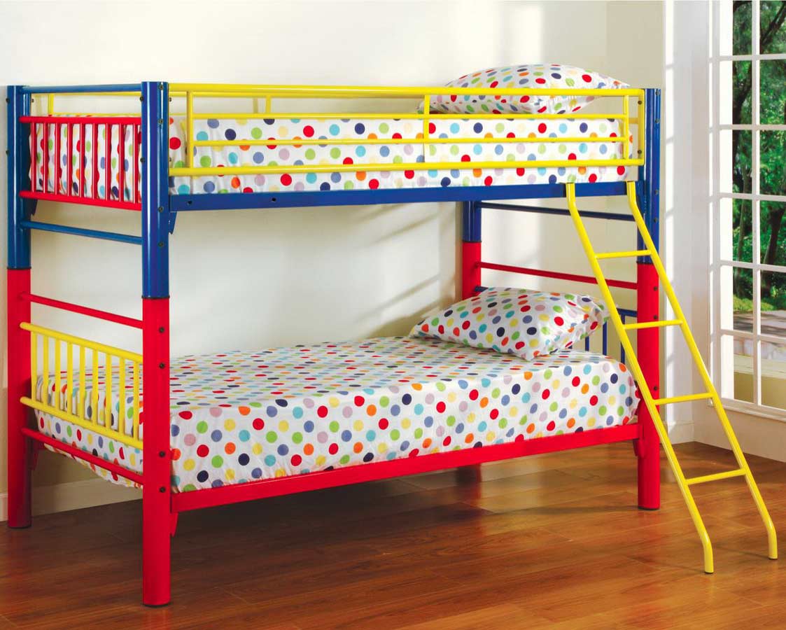 Coaster 2048 Twin-Twin Bunk Bed