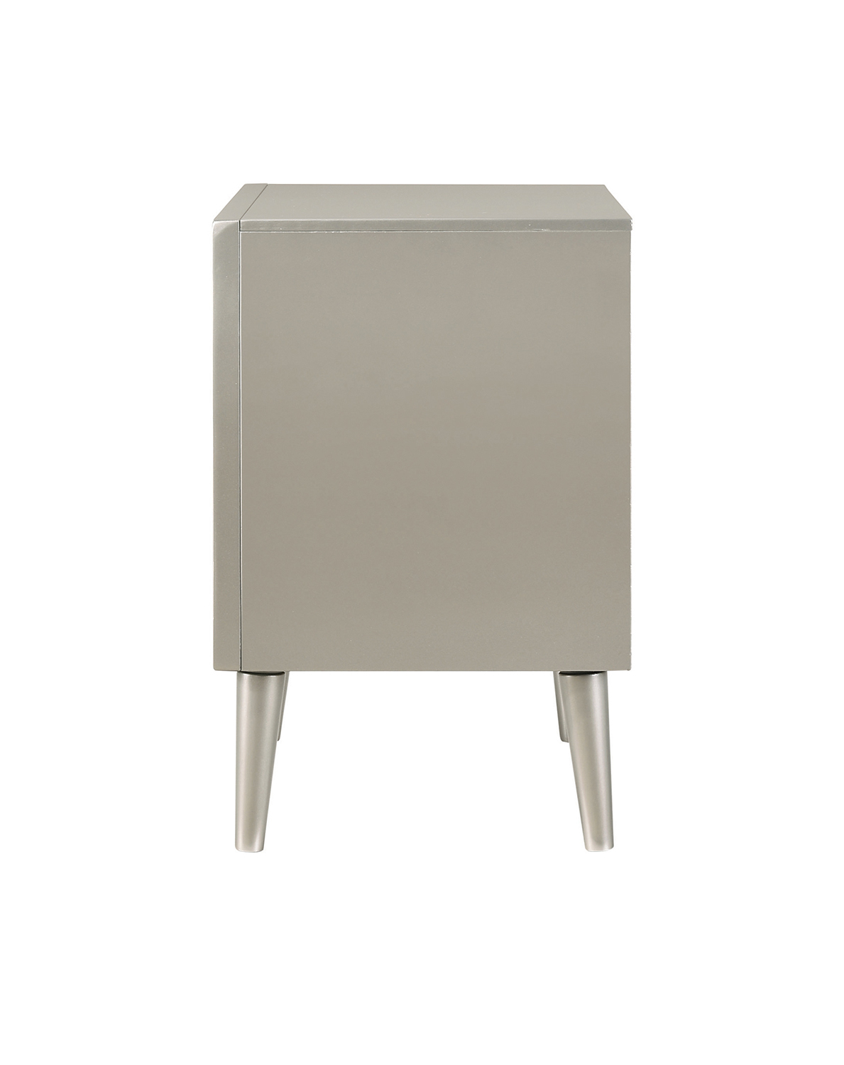 Coaster Ramon Nightstand - Metallic Sterling