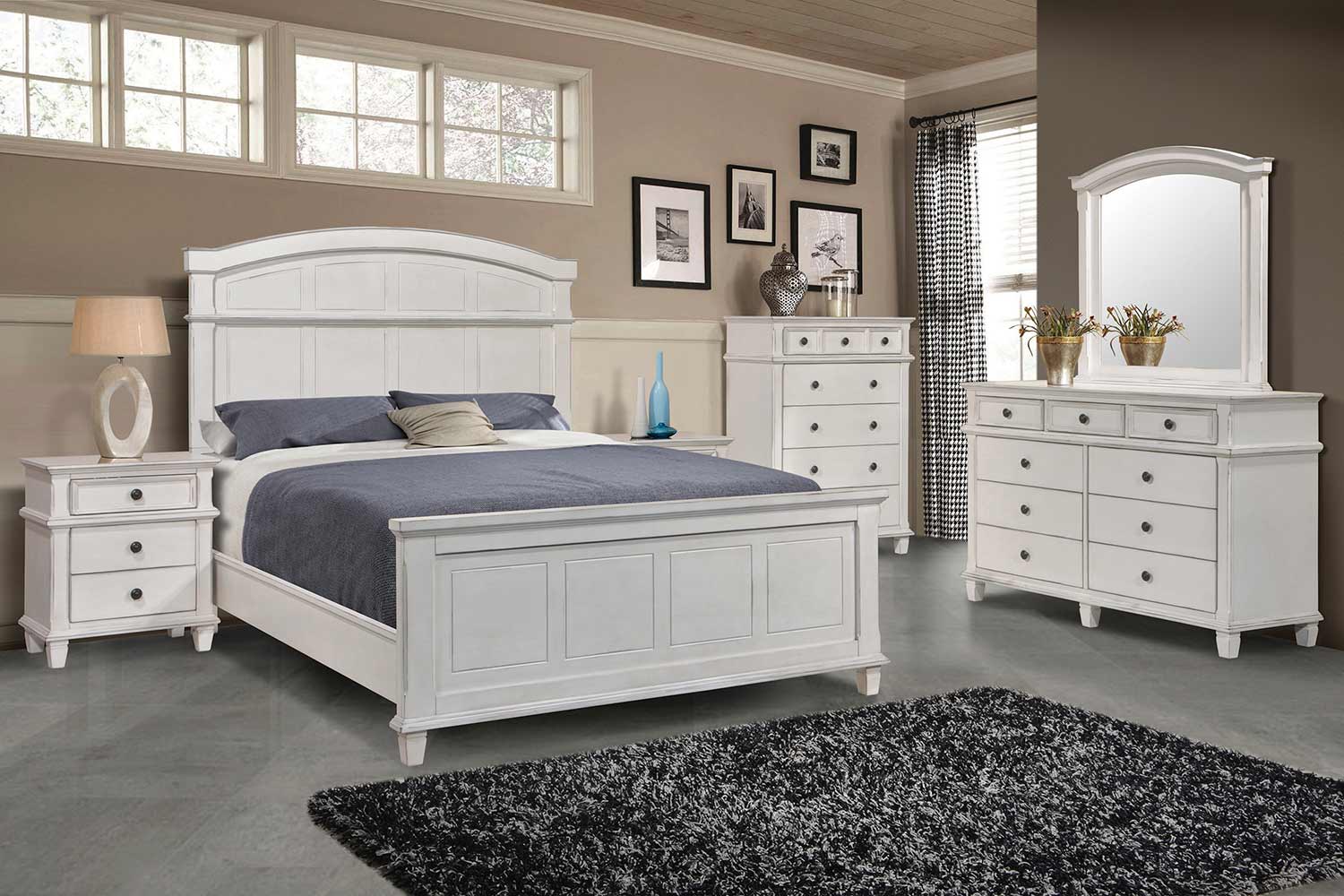 Coaster Carolina Bedroom Set - Antique White