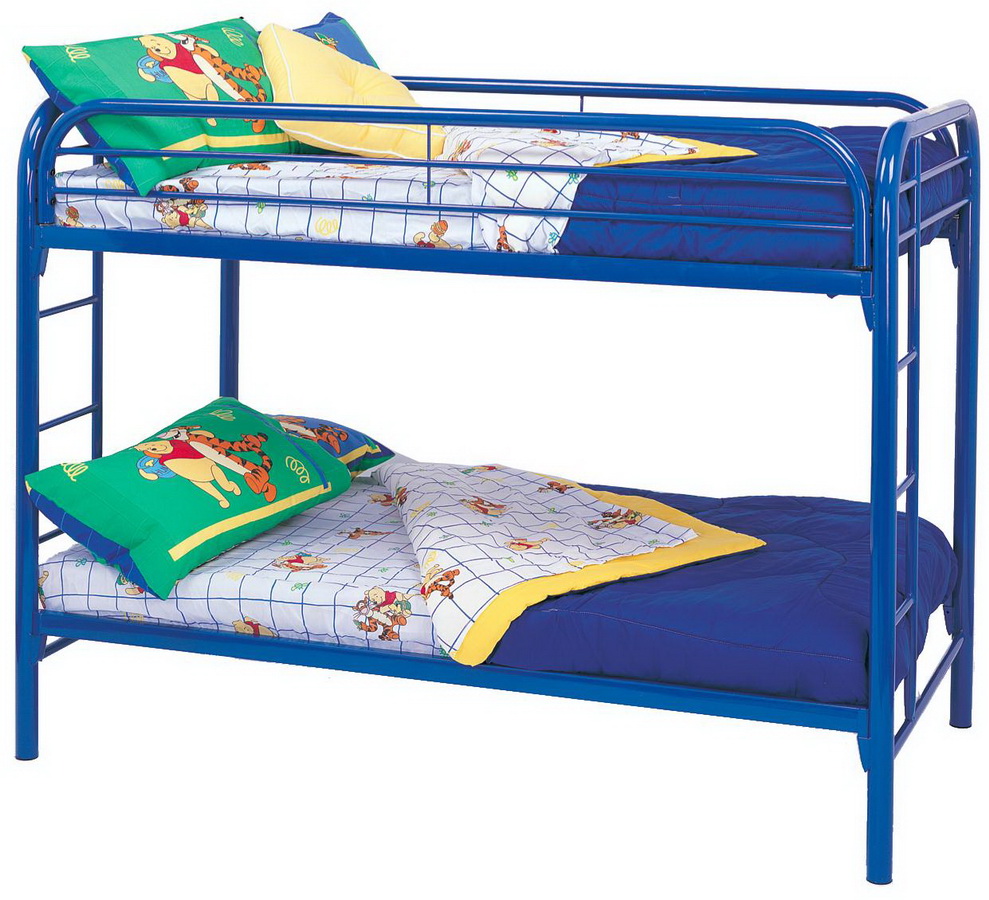 Coaster 2256B Twin-Twin Bunk Bed - Blue