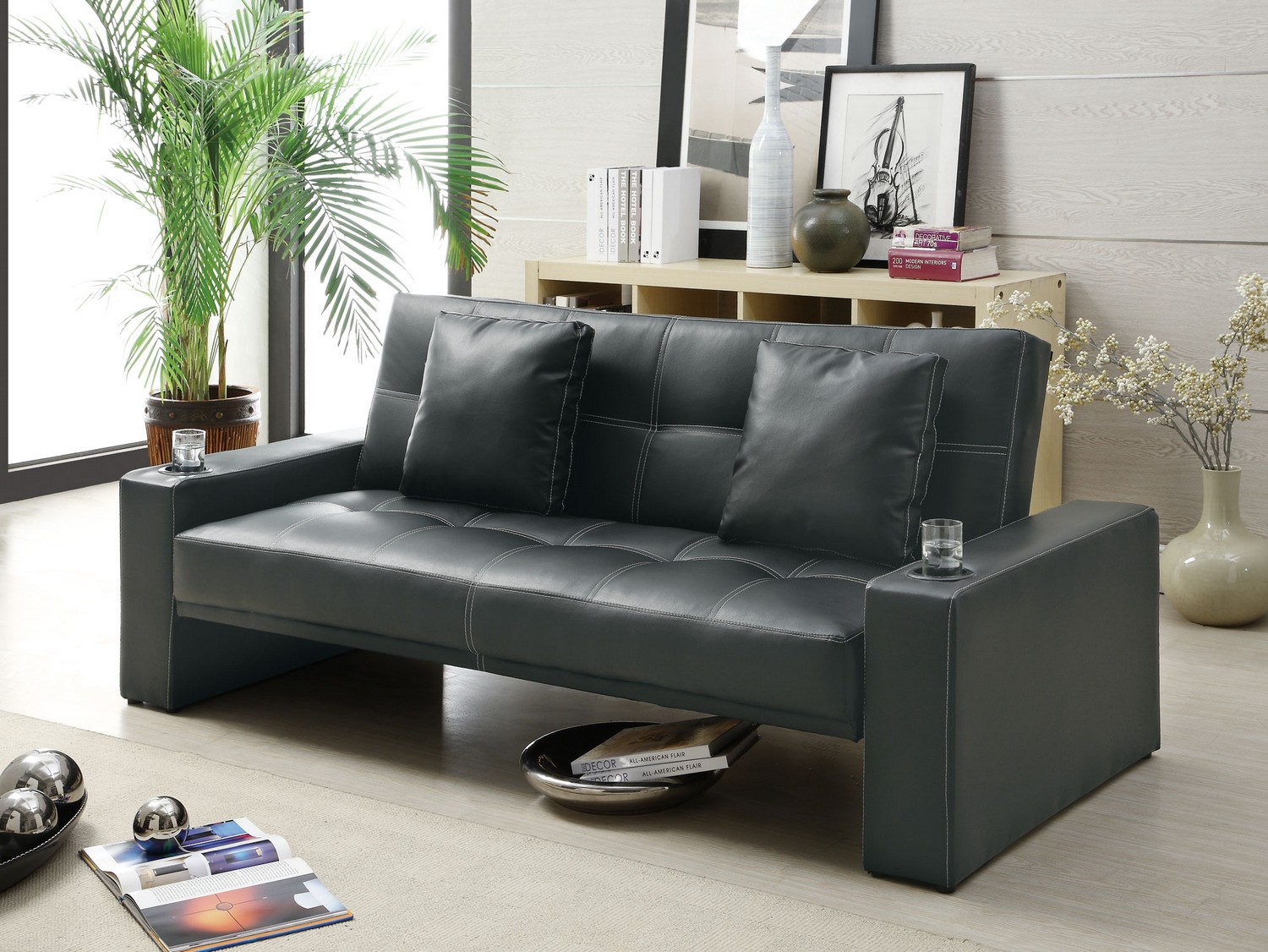 Coaster 300125 Sofa Bed - Black