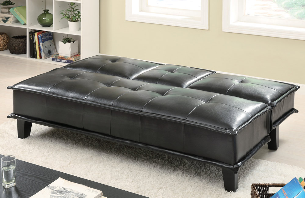 coaster company black sofa bed