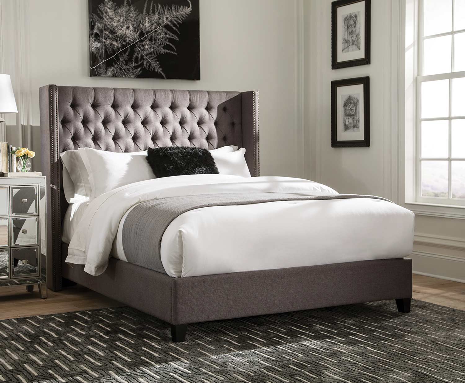Coaster Benicia Bed - Grey