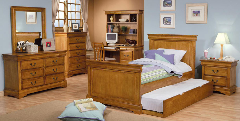 Coaster Louis Philippe Youth Light Brown Bedroom Set