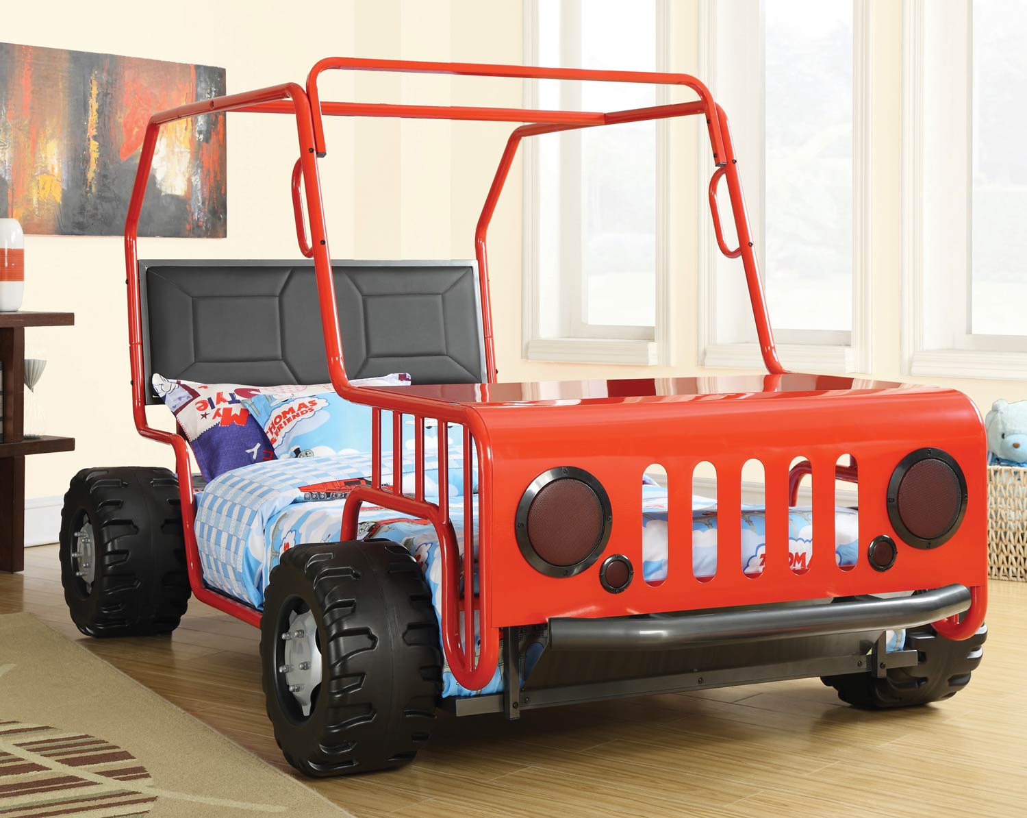 Coaster 400372 Jeep Twin Bed - Red