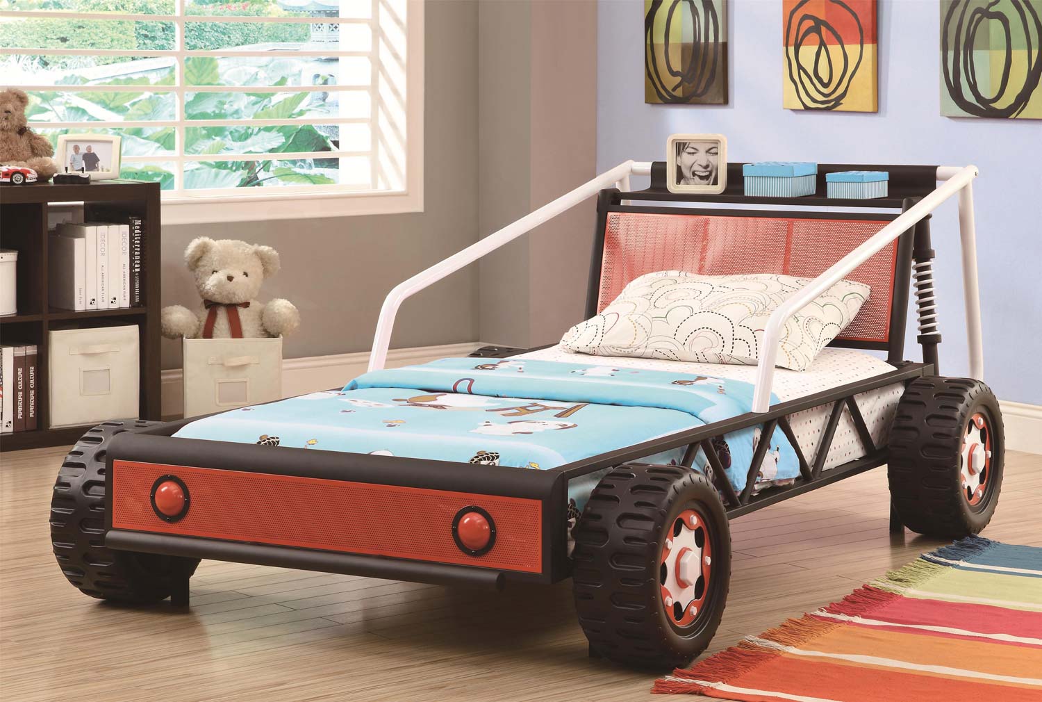 Coaster 400700 Twin Size Race Car Bed