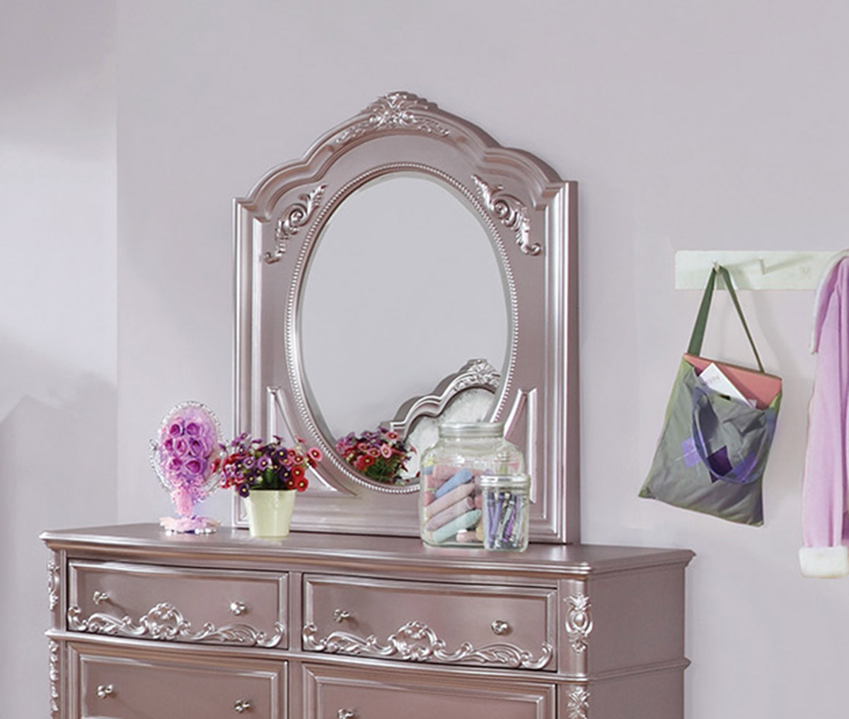 Coaster Caroline Mirror - Metallic Lilac
