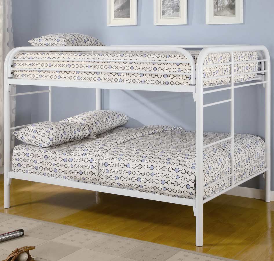 Coaster 460056W Full-Full Bunk Bed - White