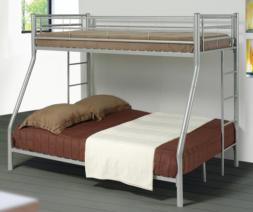 Coaster Denley Silver Twin-Full Bunk Bed