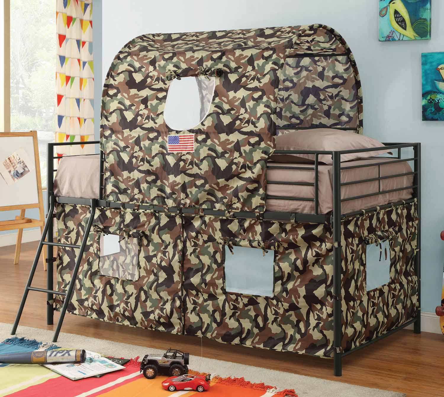 Coaster 460331 Tent Loft Bed - Green