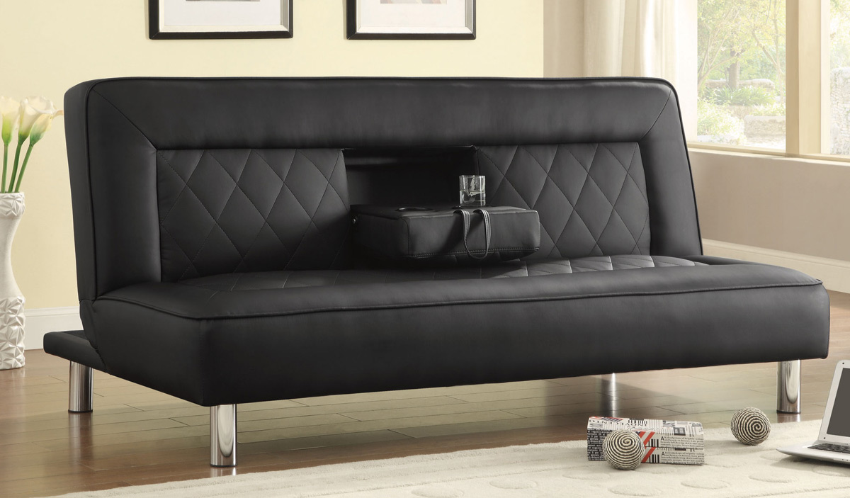 Coaster 500010 Sofa Bed - Black