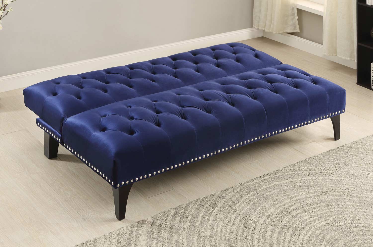 Coaster 500097 Sofa Bed - Royal Blue