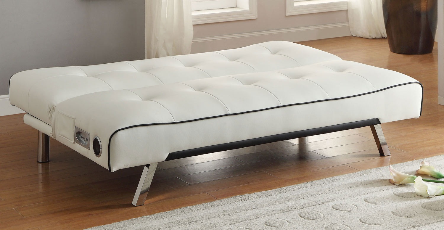 Coaster 500138 Sofa Bed - White