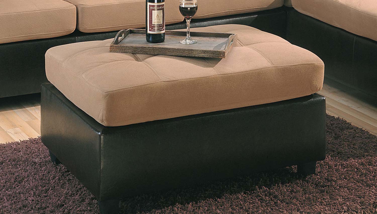 Coaster Harlow Living Room Set Khaki 500675RLivSet at