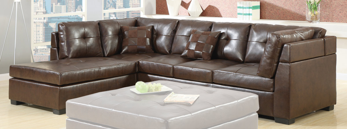 Coaster Darie Sectional - Brown