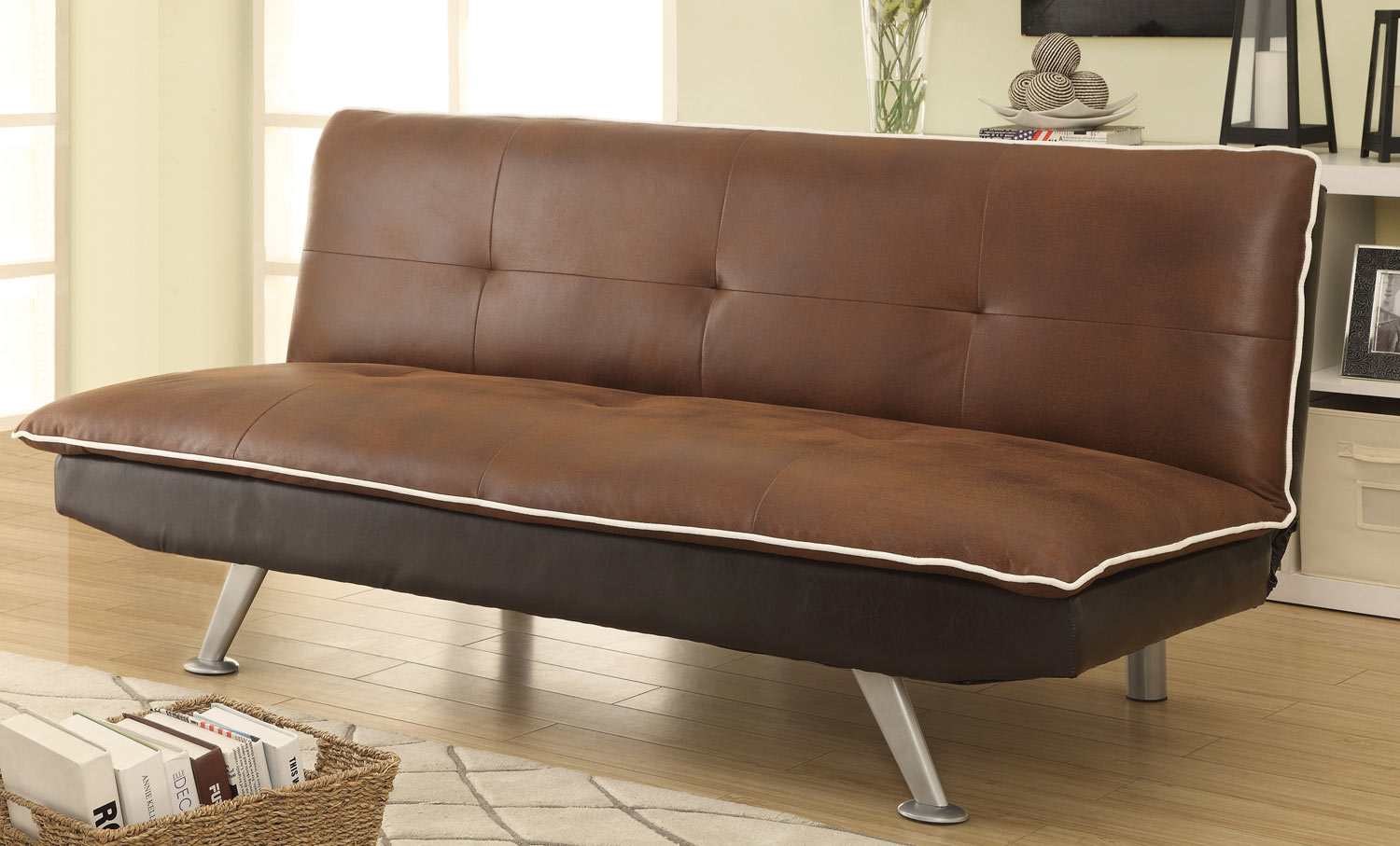 Coaster 500752 Sofa Bed - Brown/Chocolate