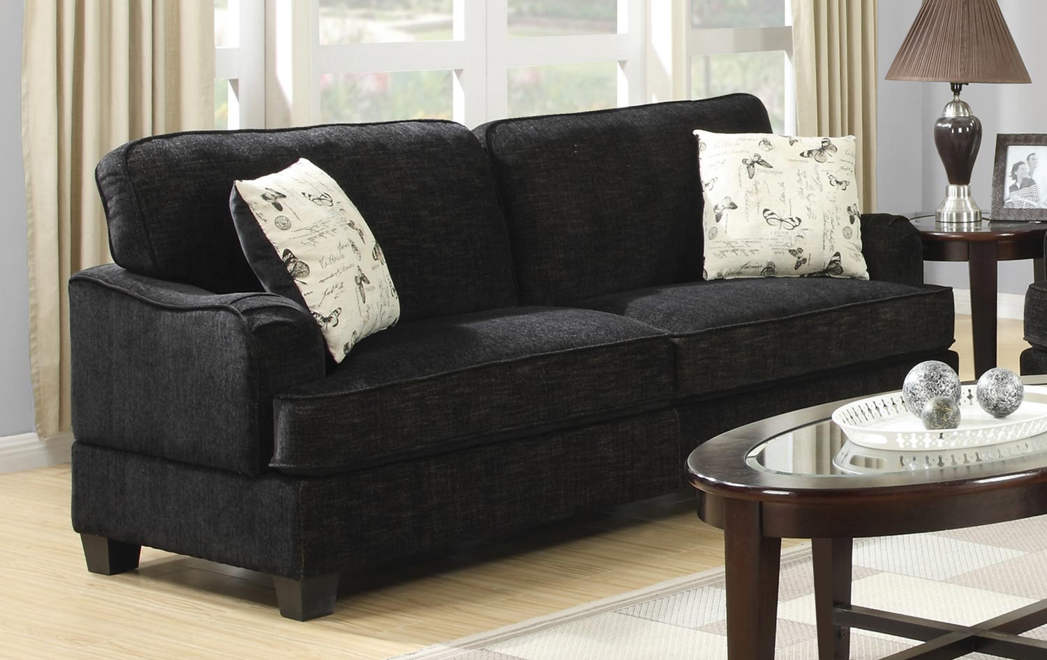 Coaster Yasmine Sofa - Black