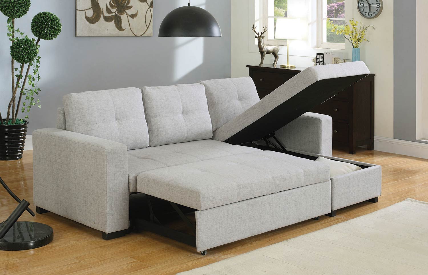 Coaster Everly Sectional Sofa - Beige