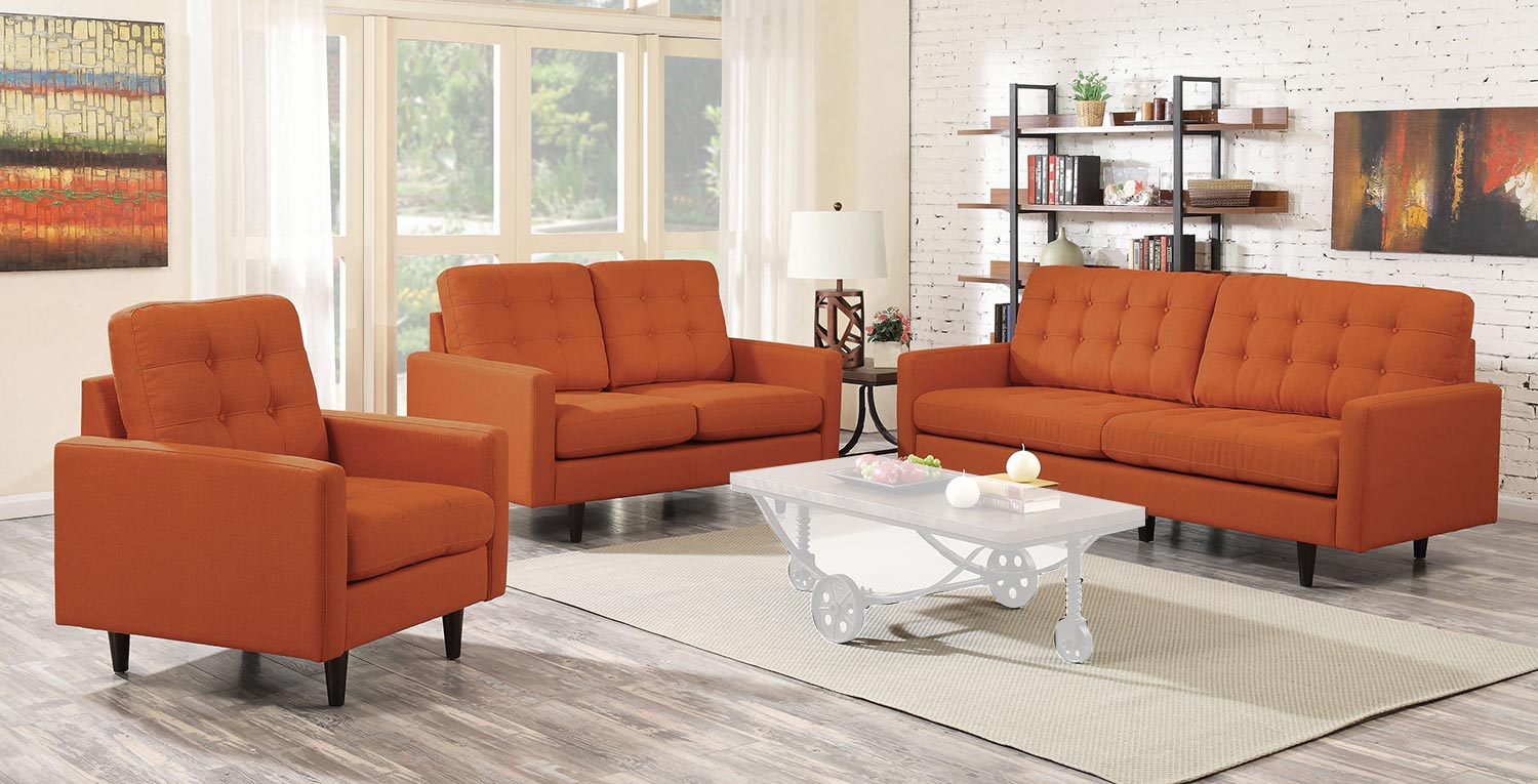Coaster Kesson Sofa Set - Orange