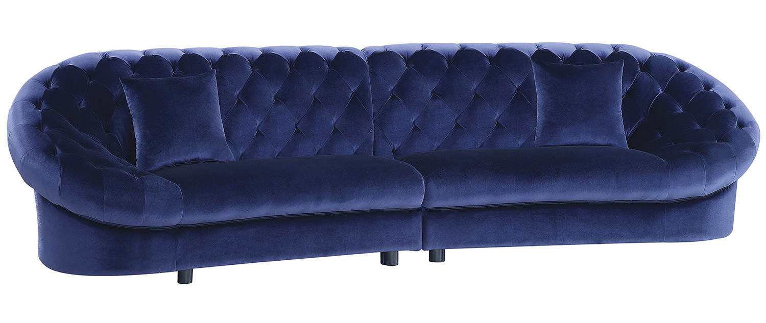 Coaster Romanus Sectional Sofa - Royal Blue