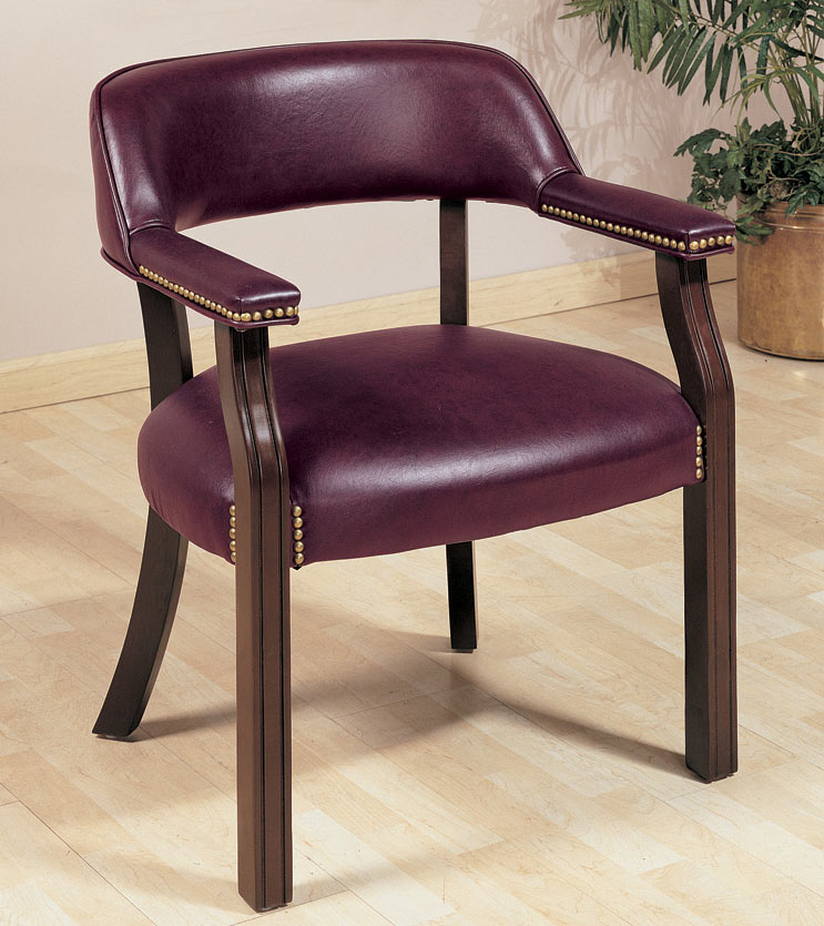 Coaster 511X Office Chair - Oxblood Vinyl