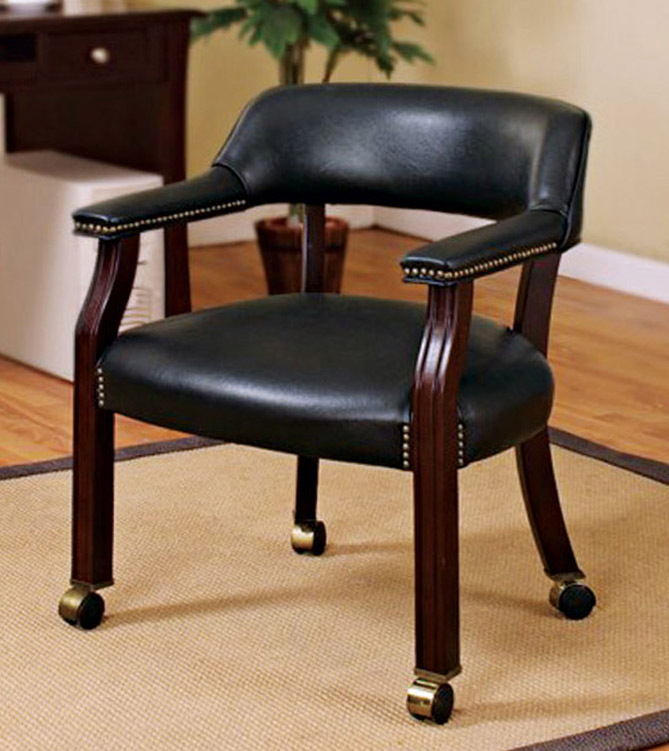 Coaster 515X Office Chair - Black Vinyl