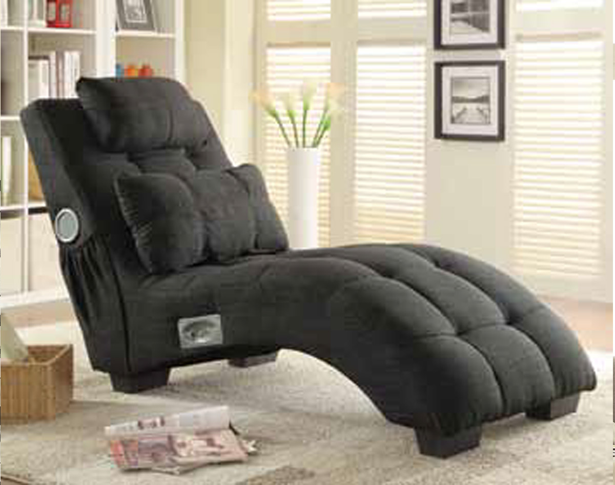 Coaster 550016 Chaise - Charcoal