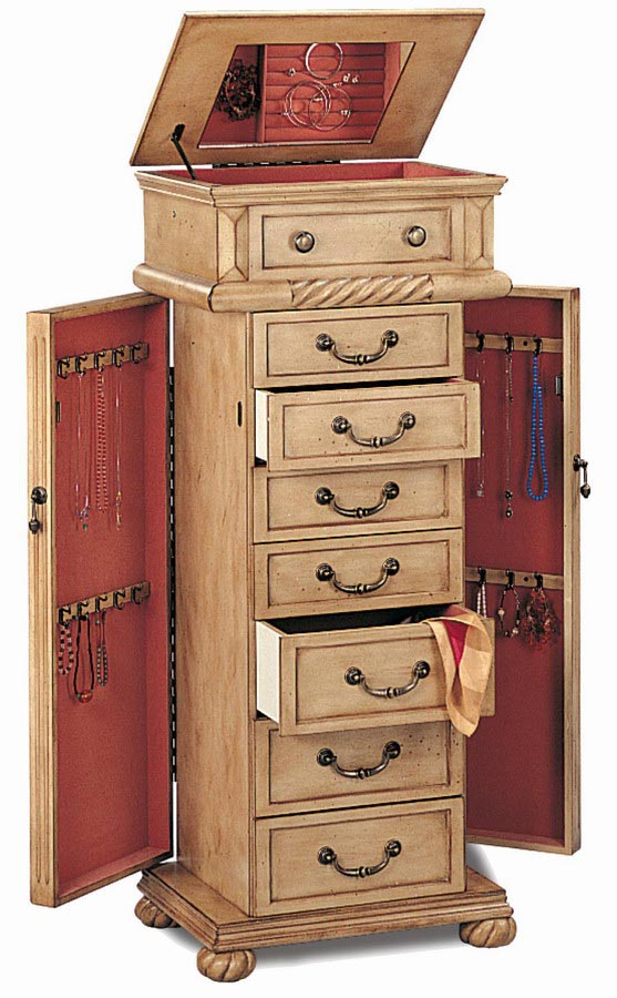 Coaster 5557 Jewelry Armoire 5557 at